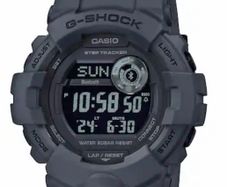 Casio - Men's G-Shock Power Trainer with Bluetooth Mobile Link 49mm Watch - Gray