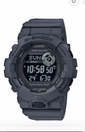 Casio - Men's G-Shock Power Trainer with Bluetooth Mobile Link 49mm Watch - Gray