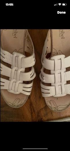 Ladies Leather Sandals Size 4 Joseph Seibel