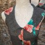 Vintage 80s 90s sleeveless button down dress uk12 14 postage included Image 7