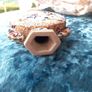 Japanese  mini vase ceramic clay  vase decor vintage old Chinese Image 7
