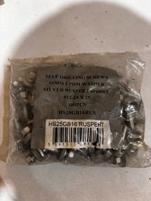 25mm self drilling screws with washers