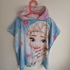 Girls 4-6yrs DISNEY hooded wet robe