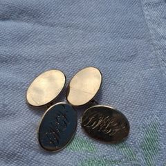 9k Gold Art Deco Cufflinks