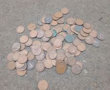 old irish pennys
