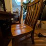 Table pure wood oak heavy+ chairs Image 7