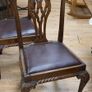 Edwardian Chippendale-Style Beech Dining Chairs _ Set of 6 Image 5