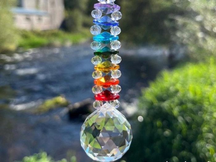 Suncatchers, Crystal, Gemstone, Birthstone, Guardian Angel Sun Catchers