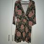 Faux wrap mini dress Image 2