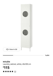 IKEA NYSJON Laundry Cabinet