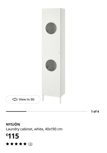 IKEA NYSJON Laundry Cabinet
