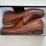Fitzpatricks men's slip on leather tan shoes Image 7