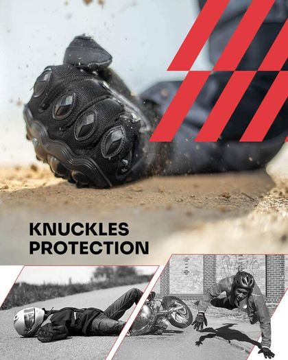 Motorcycle Gloves Men Women, Summer Motorbike Gloves Mens, Touch Screen Breathable Motorbike Gloves for Motocross Racing BMX MTB Cycling