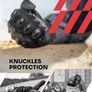 Motorcycle Gloves Men Women, Summer Motorbike Gloves Mens, Touch Screen Breathable Motorbike Gloves for Motocross Racing BMX MTB Cycling Image 6