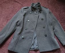 H&M High Neck Coat. Size 10