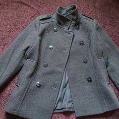 H&M High Neck Coat. Size 10
