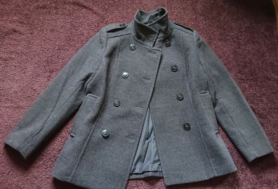 H&M High Neck Coat. Size 10