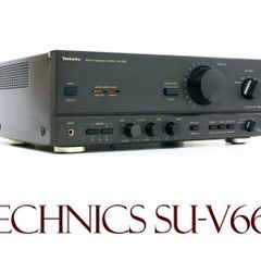 Technics Beast Su-v660 Powerhouse Class A Amplifier With Dual Moving Coil And Moving Magnet Phono Stage