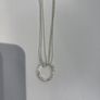 Newbridge silver glasses holder on long chain never worn Image 4