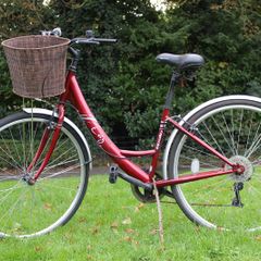Apollo Cafe Ladies City Bike 6 Speed Large Basket 26 inch Wheels