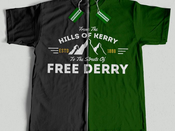 Free Derry T-Shirt (Small to 5XL)