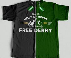 Free Derry T-Shirt (Small to 5XL)