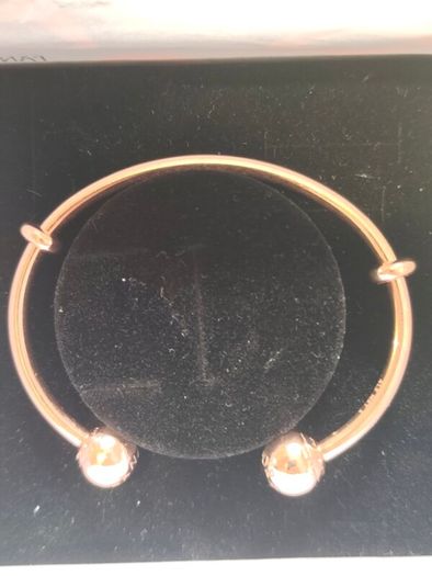 Pandora bangle bracelet 14k rose gold plated