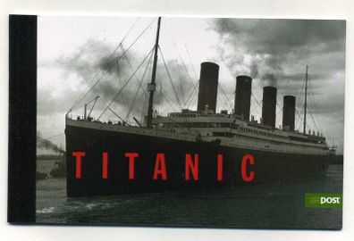 2012 Ireland Titanic Commemorative Stamps Booklet Mint Never Hinged (MNH)