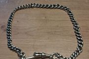 Sterling Silver Albert Chain(All Links Stamped)