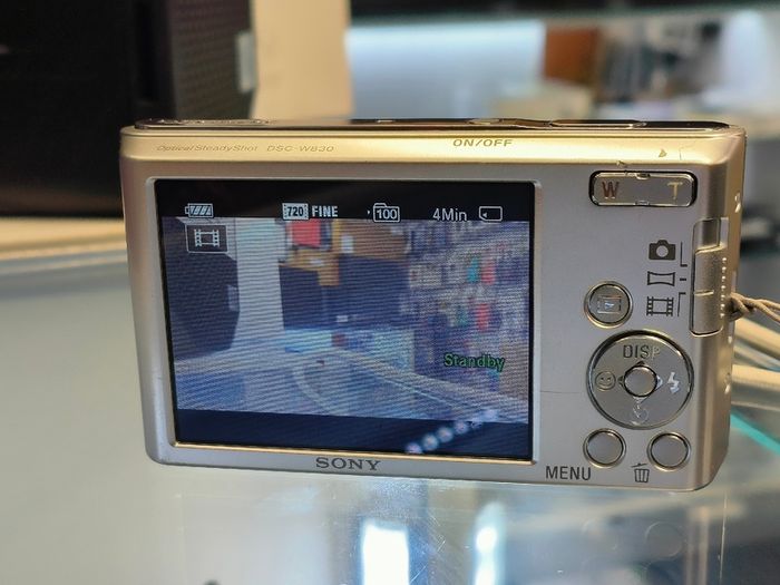Sony Cyber-shot DSC-W830 Silver 20.1MP 8x Zoom Digital Camera