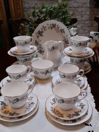 Royal Worcester "June Garland " tea set
