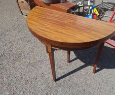 Antique Fold Over Card And Hall Table