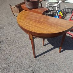 Antique Fold Over Card And Hall Table