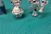 Newbridge silver teddy bears