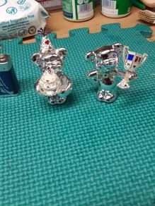 Newbridge silver teddy bears