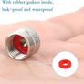 NEW SALE | 16 PCS Metal Valve Caps, Seal Tyre Valve Caps Car Metal Dust Valve Caps Car Valve Caps with Rubber Ring Valve Covers Replacement for Car Valve Caps for Car Motorcycle Bicycle Scooter, Silver Image 3