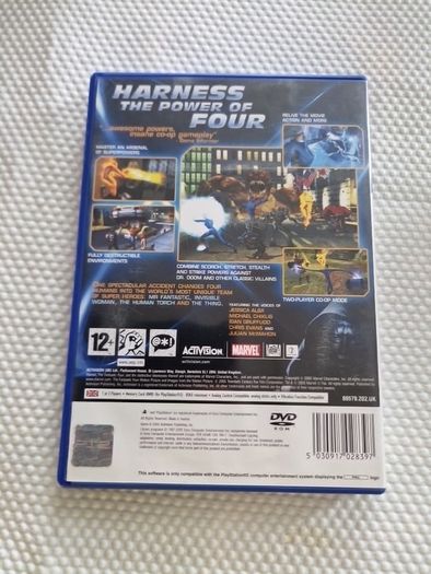 Fantastic 4 Four PlayStation2 Ps2 Games Original