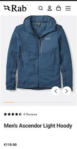 mens light rab ascendor fleece
