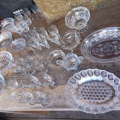 Large selection of old glass, lovely condition, D18