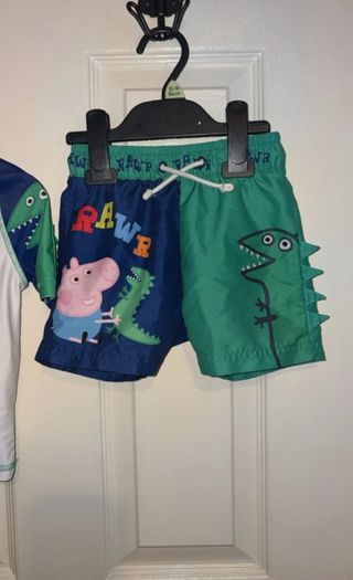 George Pig two piece swimwear set 18-24 months