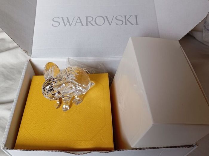 Swarovski crystal elephant