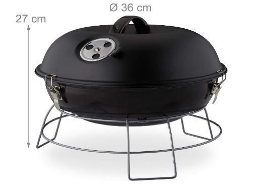 Portable Kettle BBQ Picnic Grill with Lid