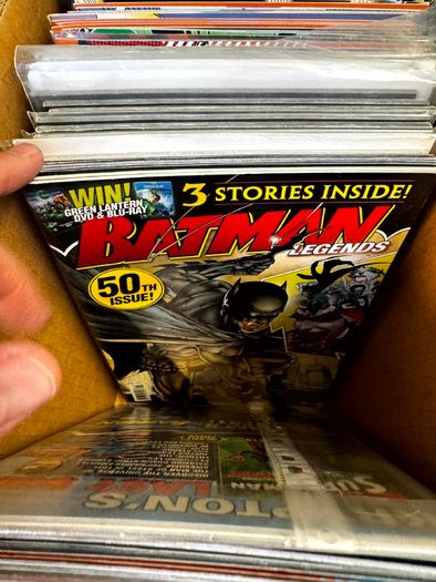 DC Long Comic Box w 250 comics for Sale (2)