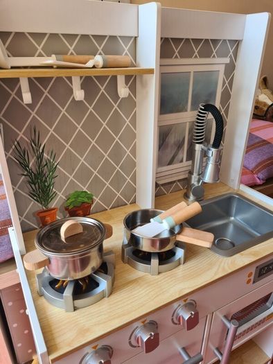 KidKraft Let's Cook Wooden Play Kitchen
