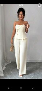 elegant apricot suit