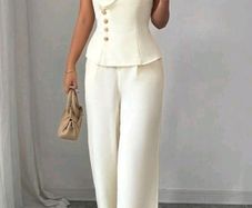 elegant apricot suit