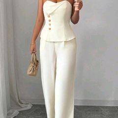 elegant apricot suit