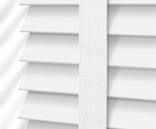White Venetian blind, 2" WIDE SLATS
