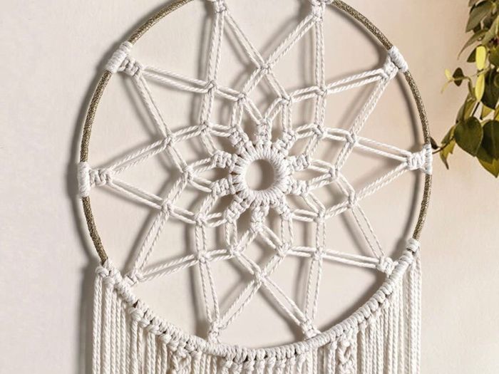 Dream Catchers for Bedroom-Macrame Woven Wall Hanging Handmade Dreamcatcher with Tassel (MULTIPLE STYLES)