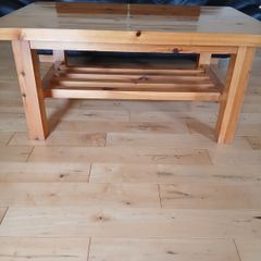 Premium Handmade Solid Hardwood Coffee Table  Immaculate Condition & Built to Last
